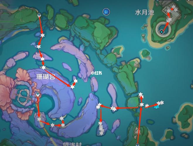 原神珊瑚珍珠采集路线攻略大全:最新2022采集路线图解说