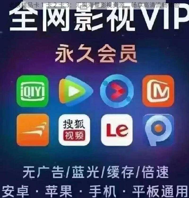 老狼精品卡 1 卡 2 卡 3:汇聚海量影视资源,畅享高清流畅体验