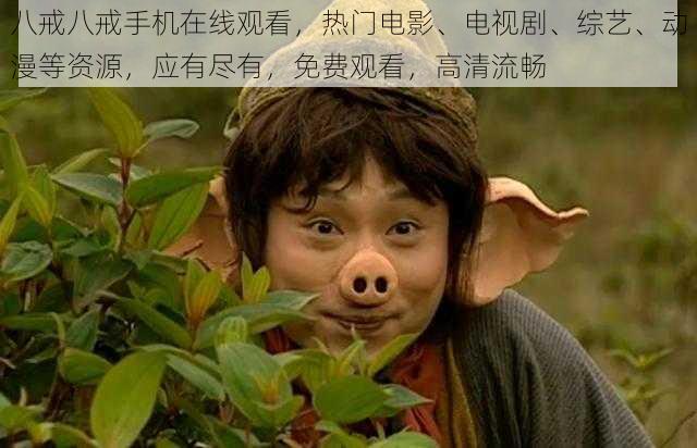 八戒八戒手机在线观看,热门电影、电视剧、综艺、动漫等资源,应有尽有,免费观看,高清流畅