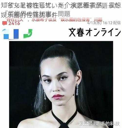 知名女星被性骚扰,半个演艺圈震荡,震惊娱乐圈的性骚扰事件