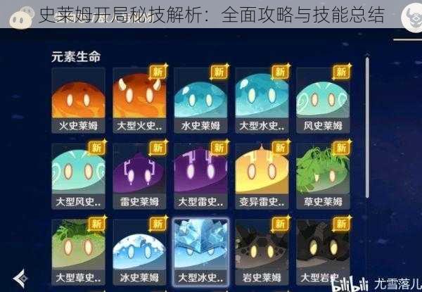 史莱姆开局秘技解析:全面攻略与技能总结