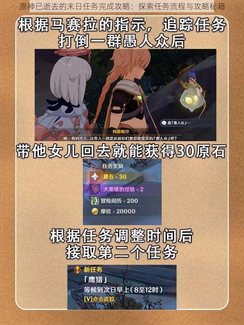 原神已逝去的末日任务完成攻略:探索任务流程与攻略秘籍