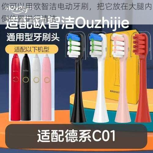 你可以用欧智洁电动牙刷,把它放在大腿内侧位置进行清洁