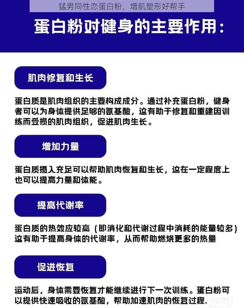 猛男同性恋蛋白粉,增肌塑形好帮手
