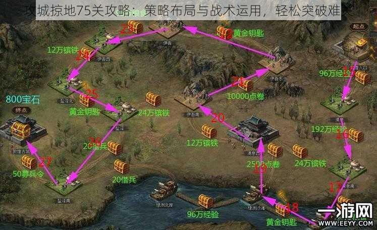 攻城掠地75关攻略:策略布局与战术运用,轻松突破难关