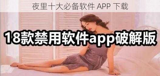 夜里十大必备软件 APP 下载