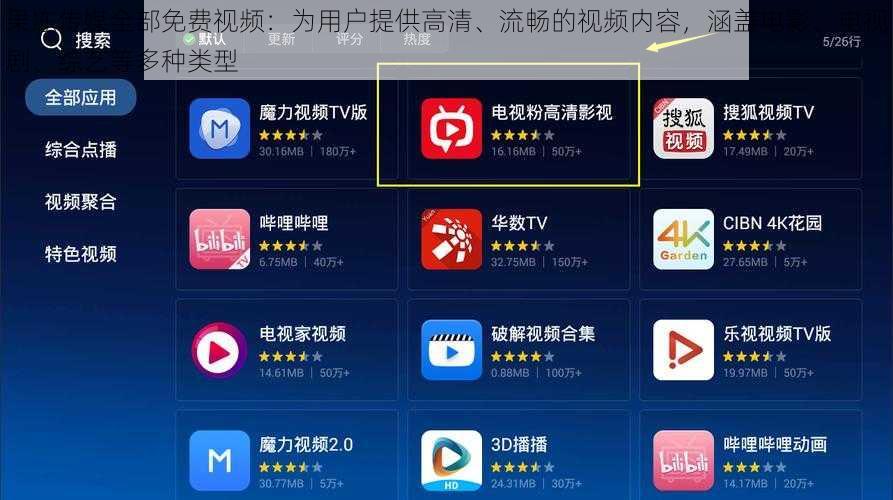 果冻传媒全部免费视频:为用户提供高清、流畅的视频内容,涵盖电影、电视剧、综艺等多种类型