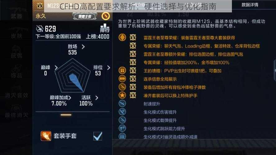 CFHD高配置要求解析:硬件选择与优化指南