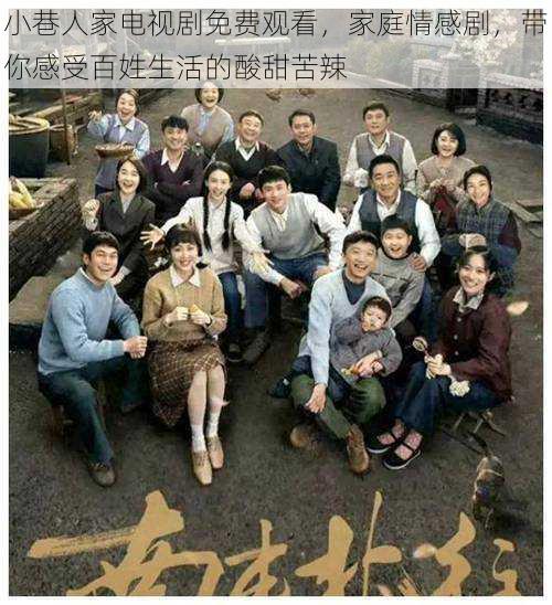 小巷人家电视剧免费观看,家庭情感剧,带你感受百姓生活的酸甜苦辣