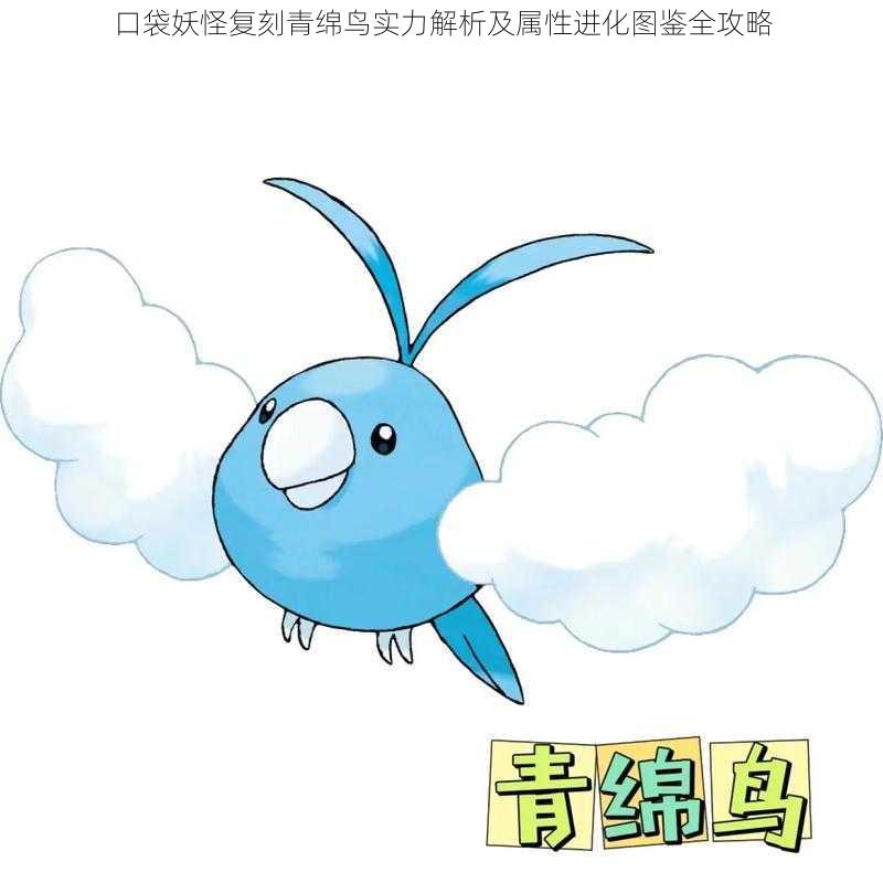 口袋妖怪复刻青绵鸟实力解析及属性进化图鉴全攻略