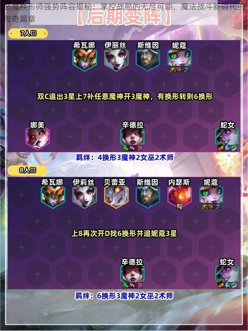 恶魔换形师强势阵容揭秘:掌控战局的无尽可能,魔法战斗新时代的传奇篇章