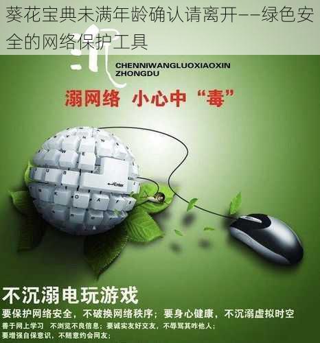葵花宝典未满年龄确认请离开——绿色安全的网络保护工具