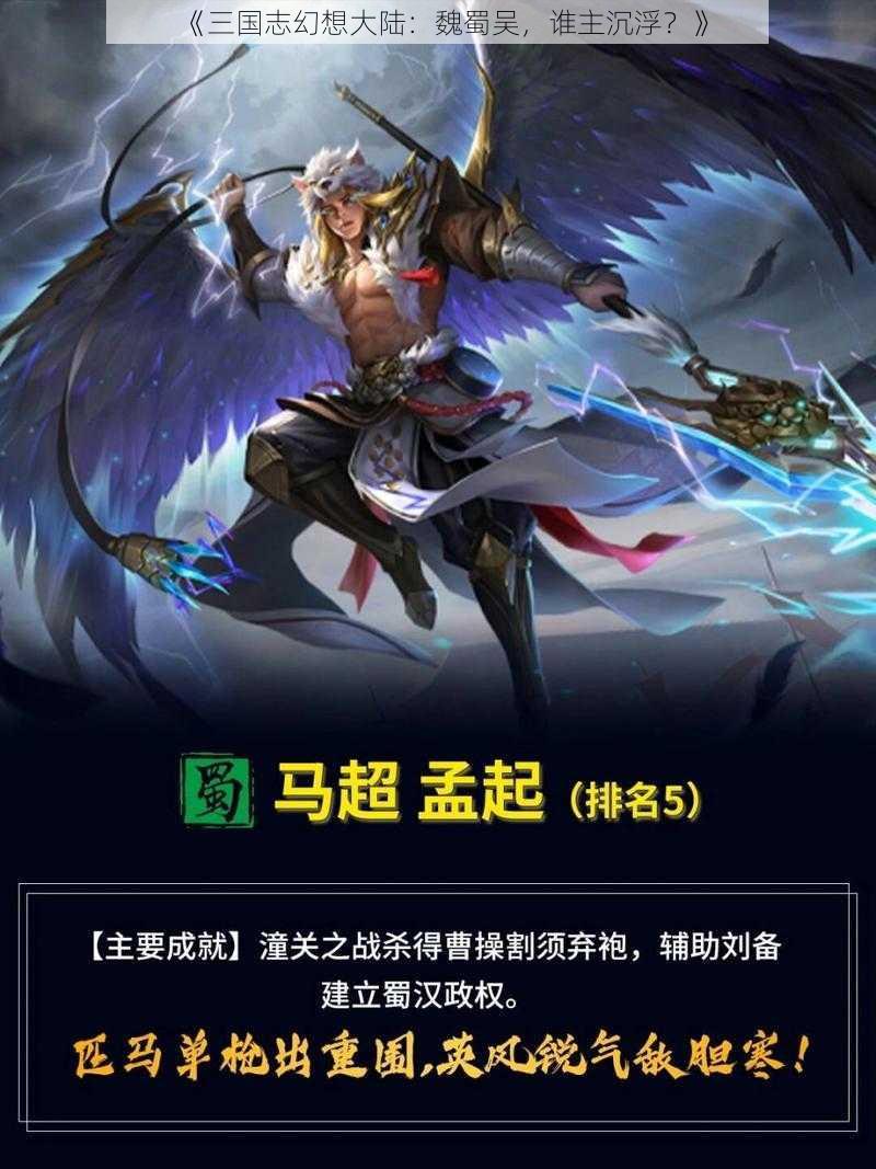 《三国志幻想大陆:魏蜀吴,谁主沉浮?》
