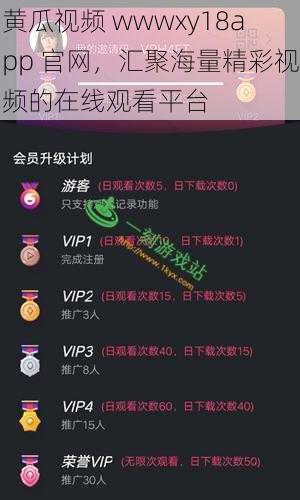 黄瓜视频 wwwxy18app 官网,汇聚海量精彩视频的在线观看平台