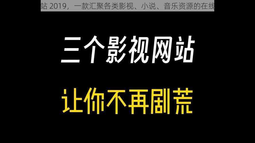 深夜求网站 2019,一款汇聚各类影视、小说、音乐资源的在线播放平台