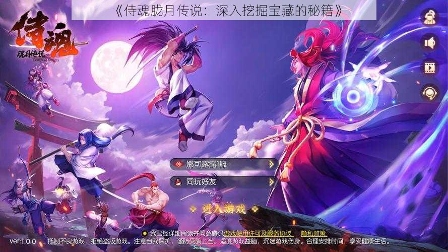 《侍魂胧月传说:深入挖掘宝藏的秘籍》