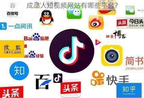 成品人短视频网站有哪些平台?