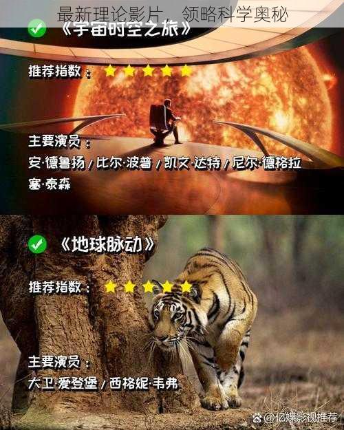 最新理论影片,领略科学奥秘