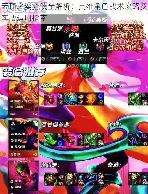 云顶之奕游侠全解析:英雄角色战术攻略及实战运用指南