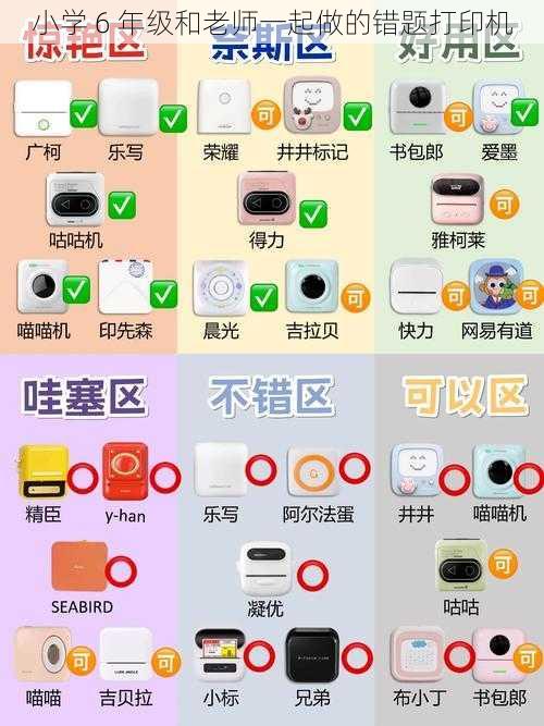 小学 6 年级和老师一起做的错题打印机