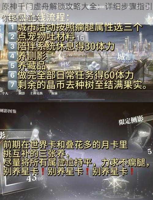 原神千门虚舟解锁攻略大全:详细步骤指引你轻松通关