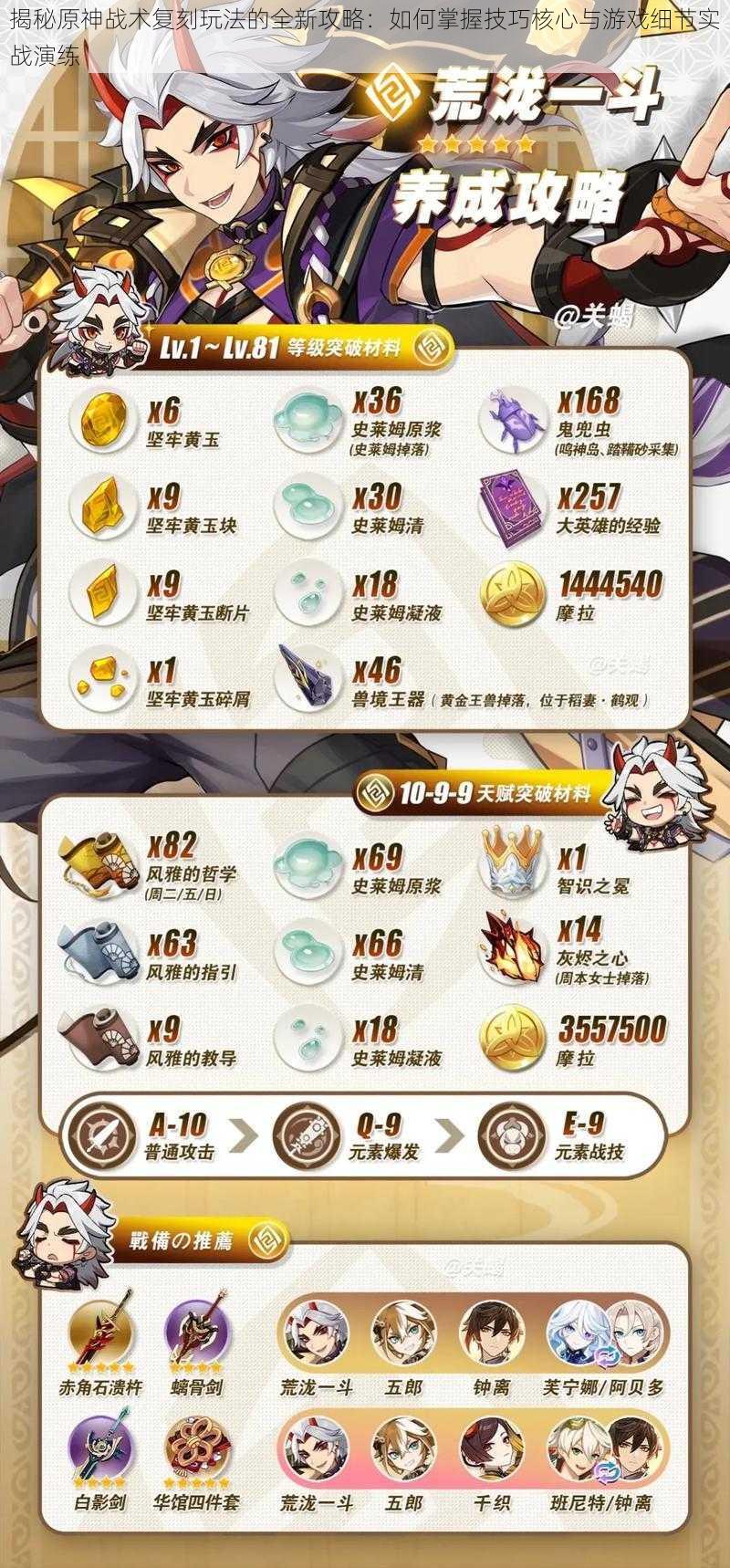 揭秘原神战术复刻玩法的全新攻略:如何掌握技巧核心与游戏细节实战演练