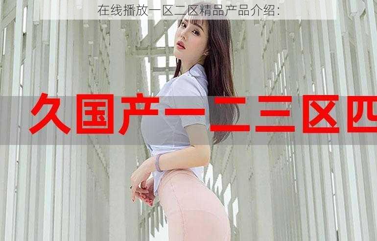 在线播放一区二区精品产品介绍: