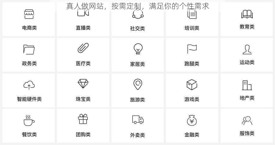 真人做网站，按需定制，满足你的个性需求