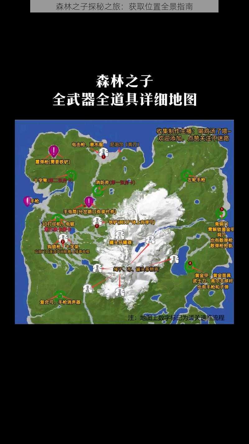 森林之子探秘之旅:获取位置全景指南