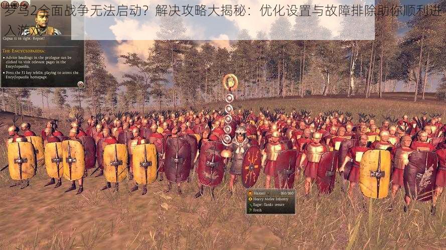 罗马2全面战争无法启动?解决攻略大揭秘:优化设置与故障排除助你顺利进入游戏