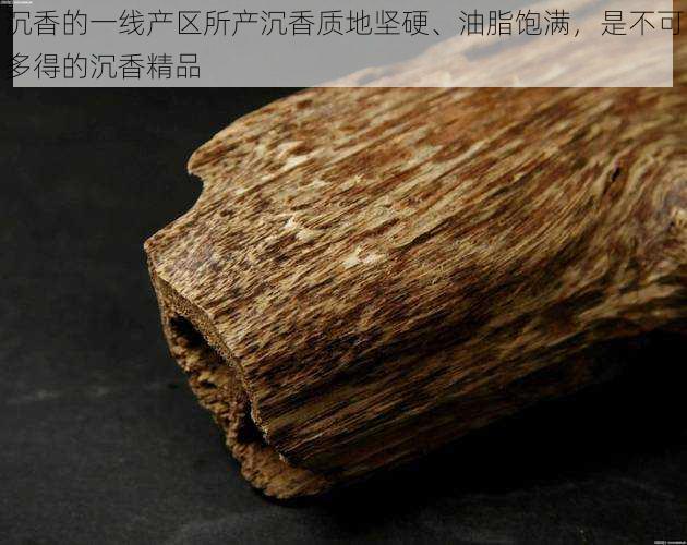 沉香的一线产区所产沉香质地坚硬、油脂饱满,是不可多得的沉香精品