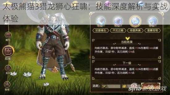 太极熊猫3猎龙狮心狂啸:技能深度解析与实战体验