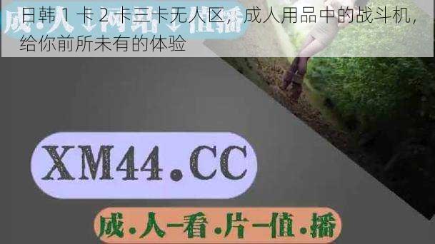 日韩 1 卡 2 卡三卡无人区,成人用品中的战斗机,给你前所未有的体验