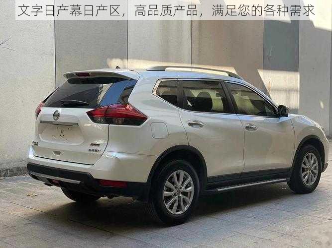 文字日产幕日产区,高品质产品,满足您的各种需求