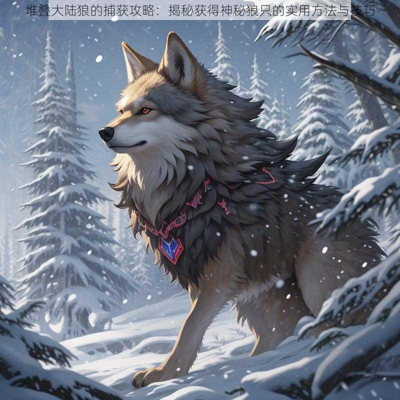 堆叠大陆狼的捕获攻略:揭秘获得神秘狼只的实用方法与技巧