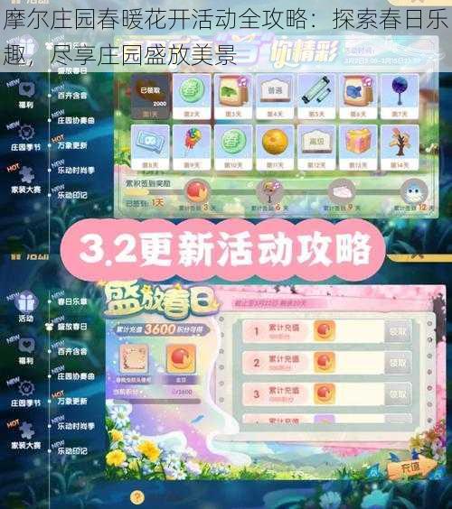 摩尔庄园春暖花开活动全攻略：探索春日乐趣，尽享庄园盛放美景