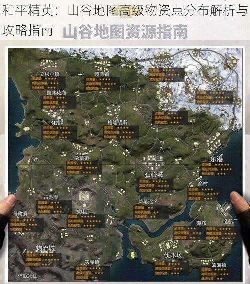 和平精英:山谷地图高级物资点分布解析与攻略指南