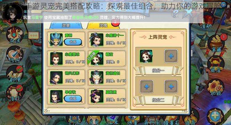 花千骨手游灵宠完美搭配攻略:探索最佳组合,助力你的游戏冒险之旅