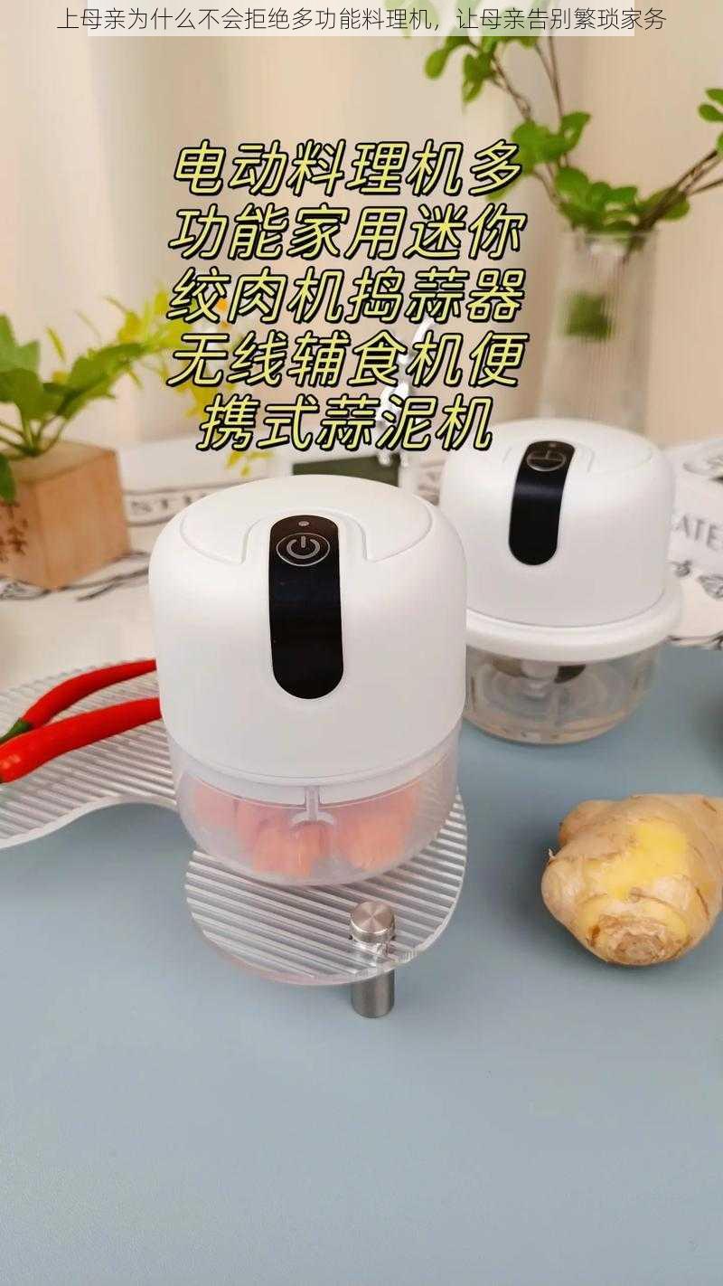 上母亲为什么不会拒绝多功能料理机,让母亲告别繁琐家务