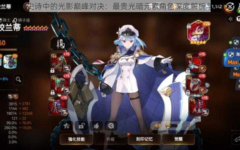第七史诗中的光影巅峰对决:最贵光暗元素角色深度解析与探索