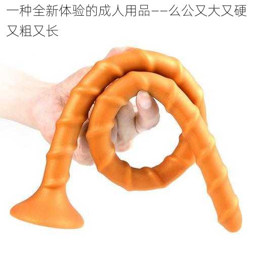 一种全新体验的成人用品——么公又大又硬又粗又长