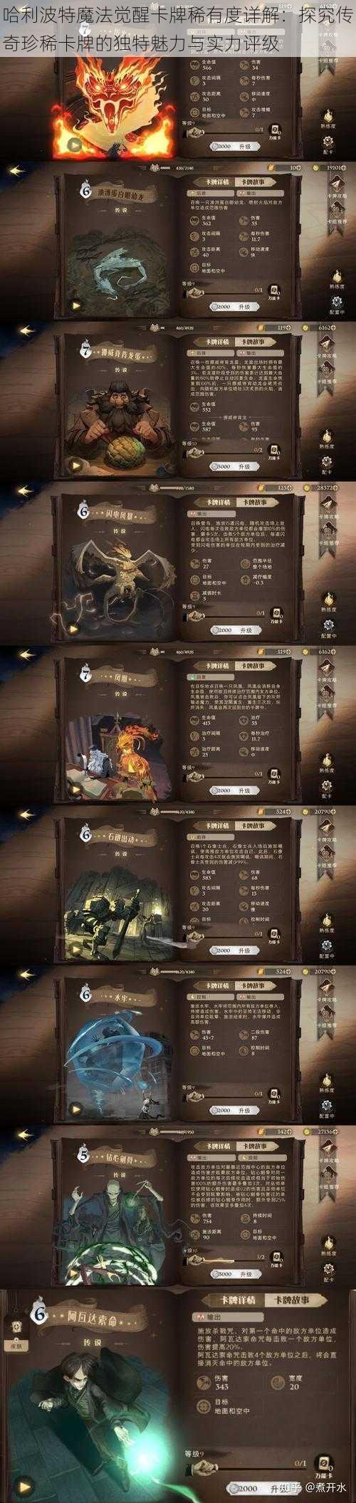 哈利波特魔法觉醒卡牌稀有度详解:探究传奇珍稀卡牌的独特魅力与实力评级