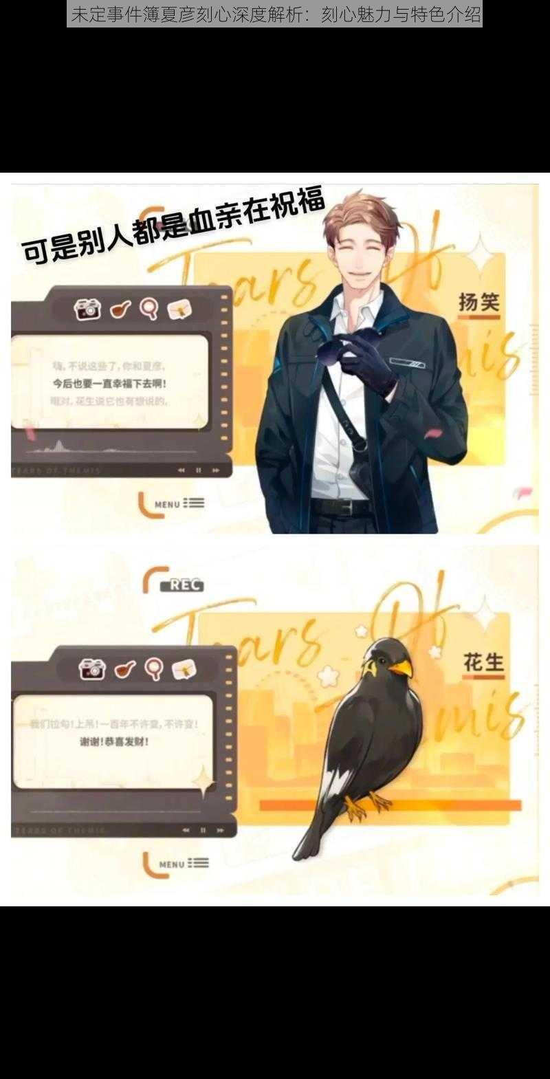 未定事件簿夏彦刻心深度解析:刻心魅力与特色介绍