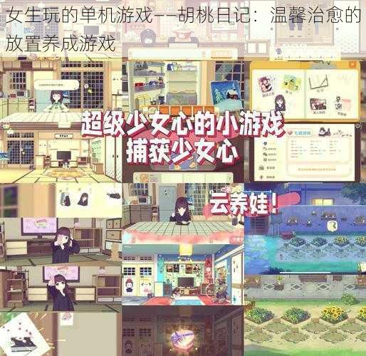 女生玩的单机游戏——胡桃日记:温馨治愈的放置养成游戏