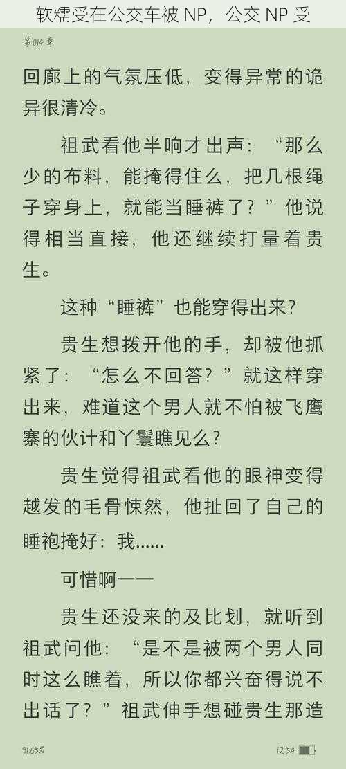 软糯受在公交车被 NP,公交 NP 受