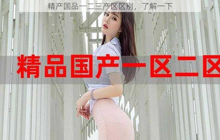 精产国品一二三产区区别,了解一下