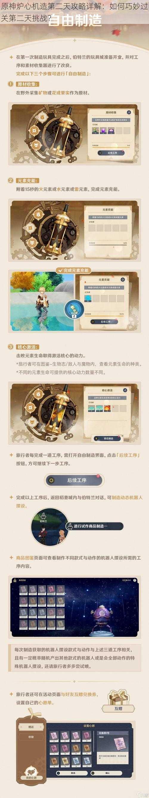 原神炉心机造第二天攻略详解:如何巧妙过关第二天挑战?