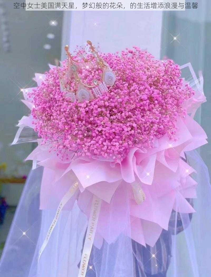 空中女士美国满天星,梦幻般的花朵,的生活增添浪漫与温馨