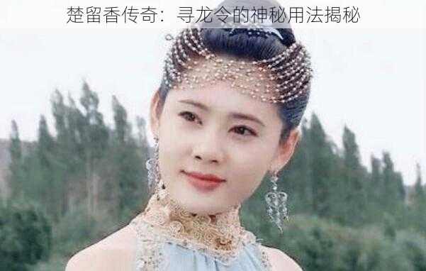 楚留香传奇:寻龙令的神秘用法揭秘