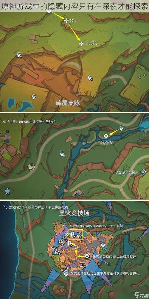 原神游戏中的隐藏内容只有在深夜才能探索